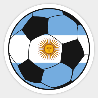 Argentina Soccer Ball Sticker